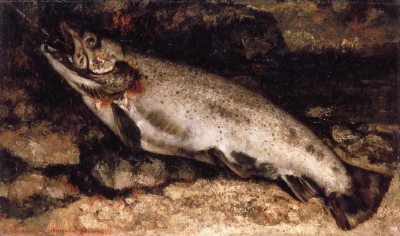 Gustave Courbet The Trout France oil painting art